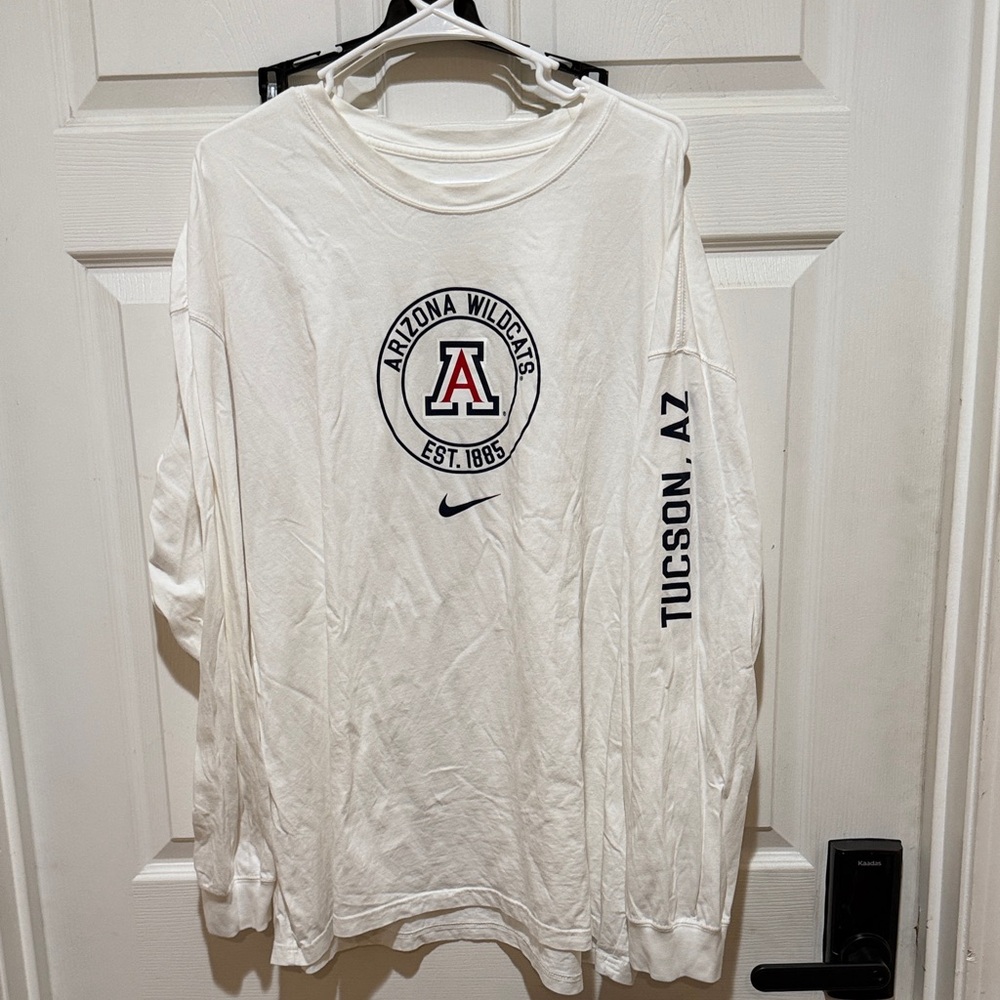 Nike White Arizona Wildcats Long Sleeve Tee